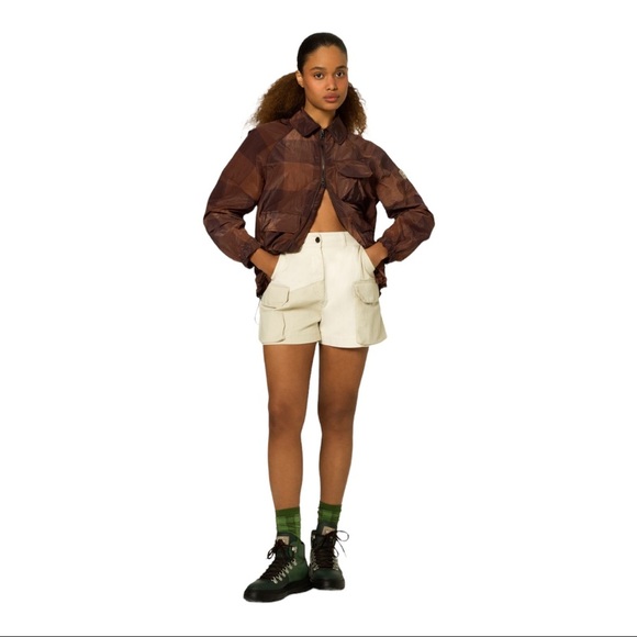 Woolrich womens cargo Danielle shorts khaki Size 6 pockets - Picture 1 of 12